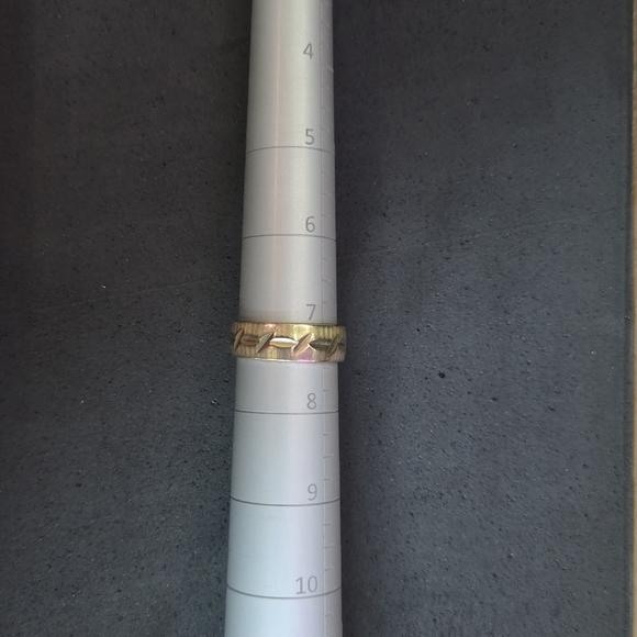 Vintage 18k HGE Gold Men's Band - Picture 3 of 4